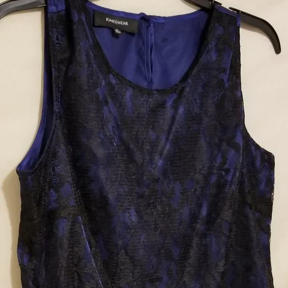 JONES WEAR 100% Polyester Shoulder Strap Top - Picture 5 of 8